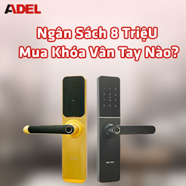 Ngân sách 8 triệu bạn có thể mua được khóa vân tay loại nào?